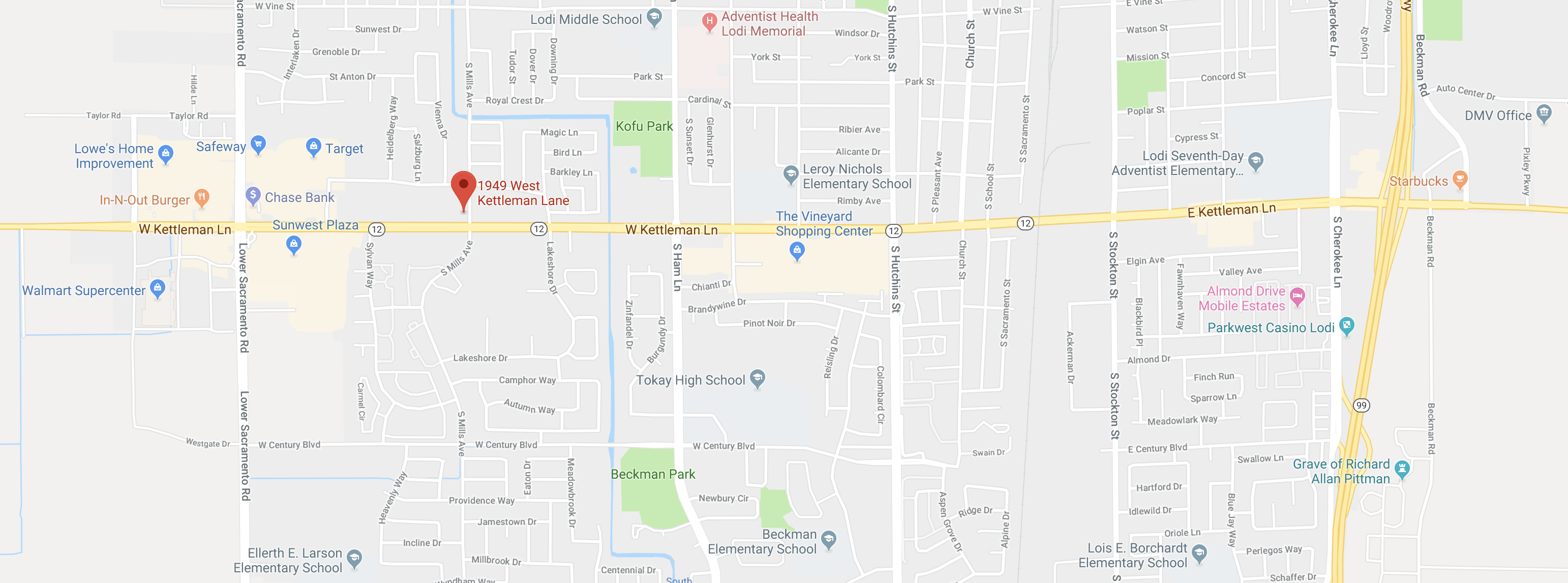 Map view of Pennino Management Group headquarters